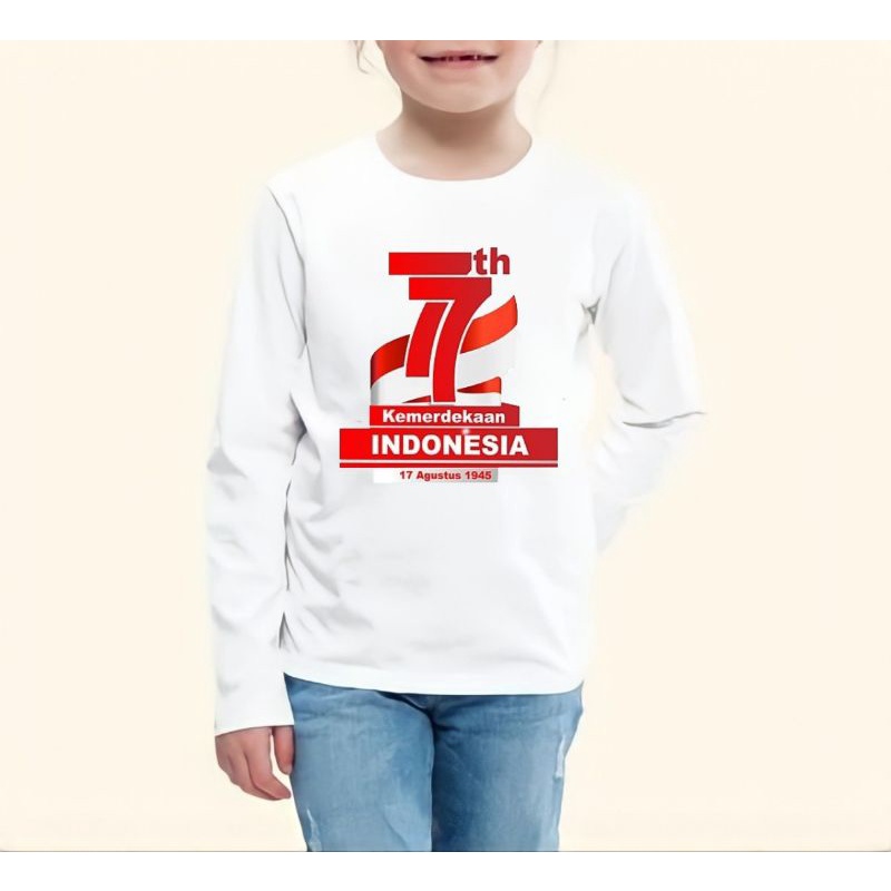 Kaos anak 17 Agustusan HUT RI ke 77