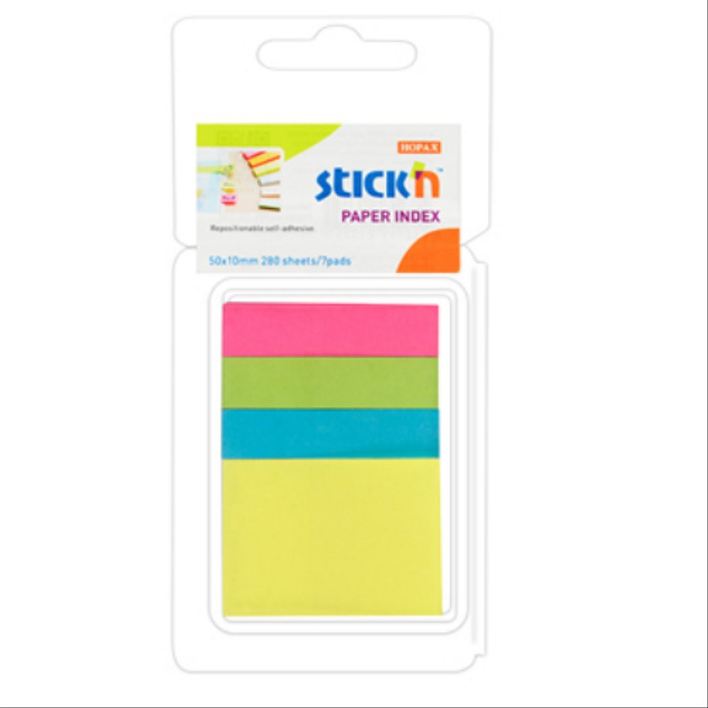 

Murah Sticky Note Hopax Paper Index 2in1 - 21617 Neon Memo Isi 4 Pads Limited