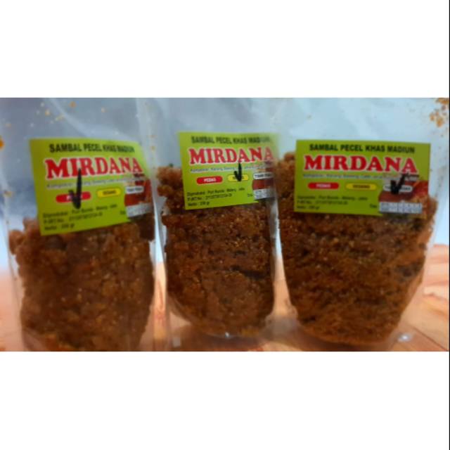 

Bumbu pecel khas madiun "Mirdana