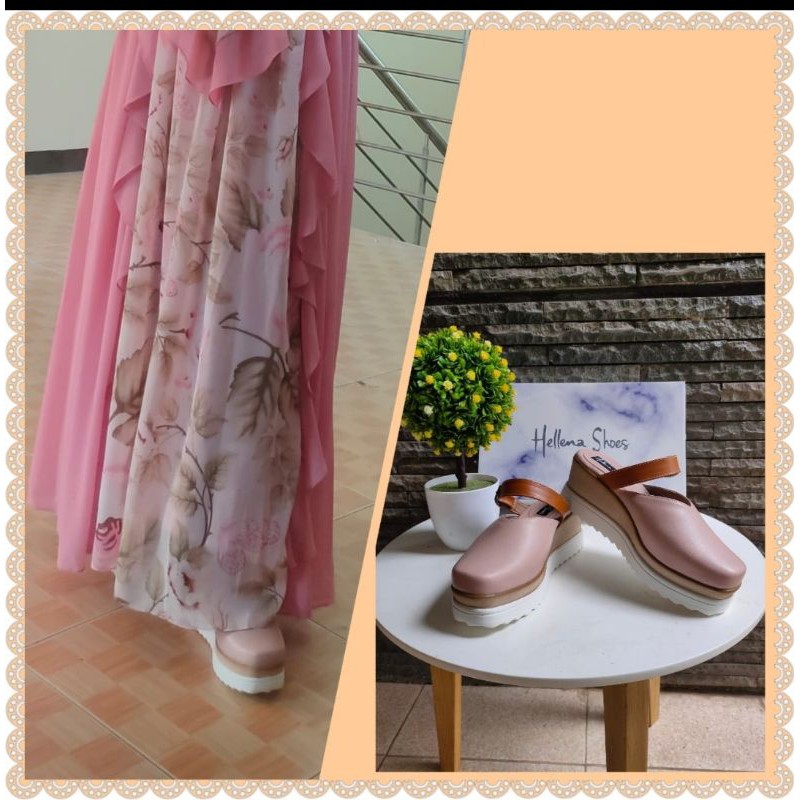 meghan  peach by hellena shoes