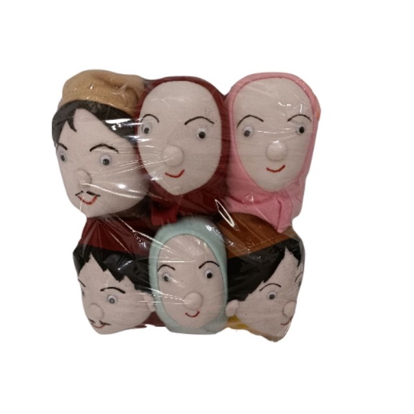 MAINAN EDUKASI ANAK BONEKA TANGAN ANGGOTA KELUARGA MUSLIM MENYENANGKAN