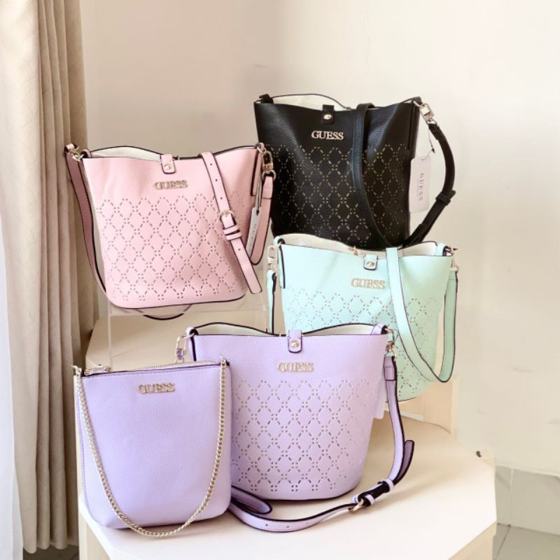 Guess Amara Bucket Bag Original / Tas Guess Original
