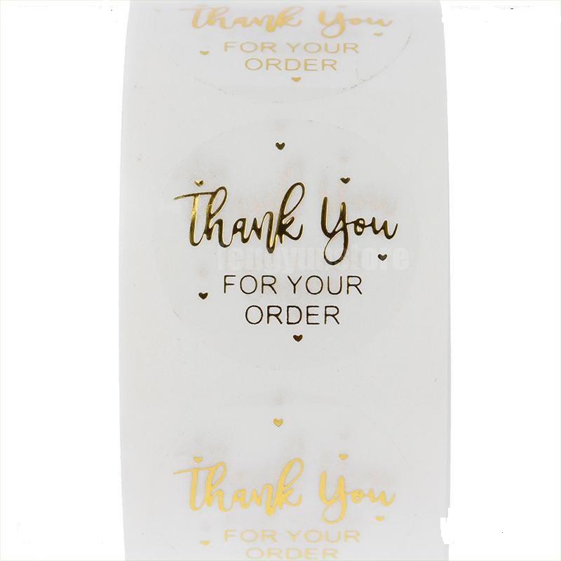 

TQ033A D2.5 cm Sticker Transparent Transparan Seal Thank You Pretty Things Inside
