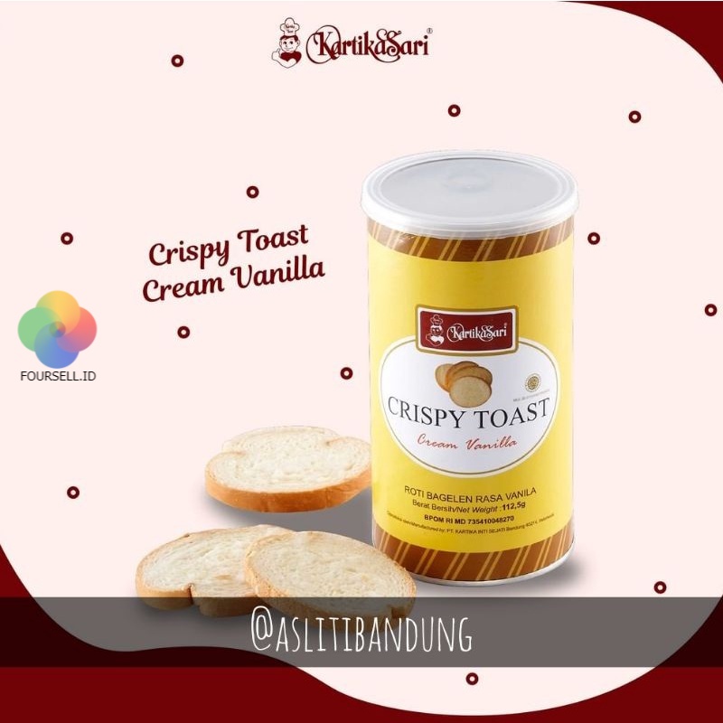 

Kartika Sari - Crispy Toast Vanila Kaleng Asli Ti Bandung - Bagelen Kartikasari Bandung Oleh Oleh Bandung Kue Kering by aslitibandung