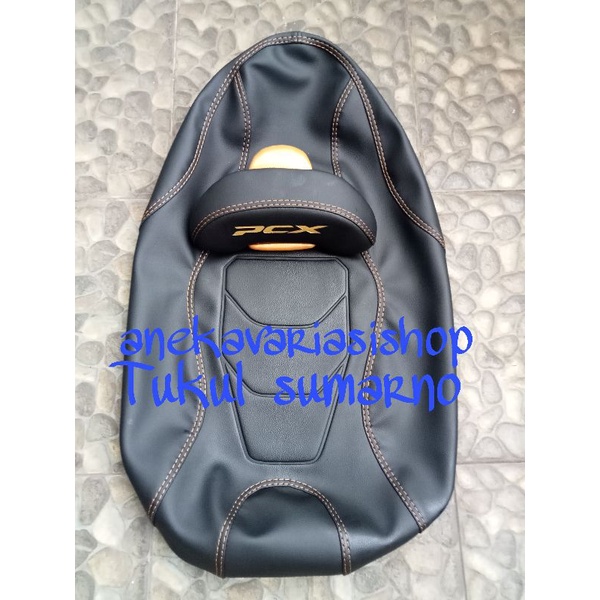 kulit jok custom PCX / cover jok custom PCX