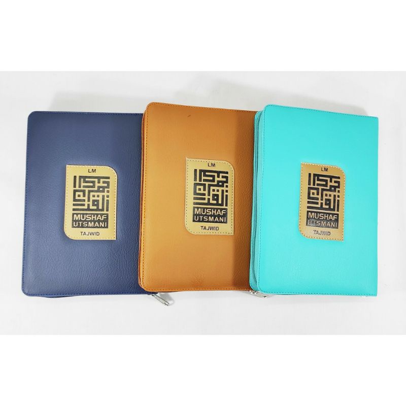 Alquran Ukuran Saku A6 Alquran Utsmani Terjemah Tajwid Resleting Mushaf Utsmani