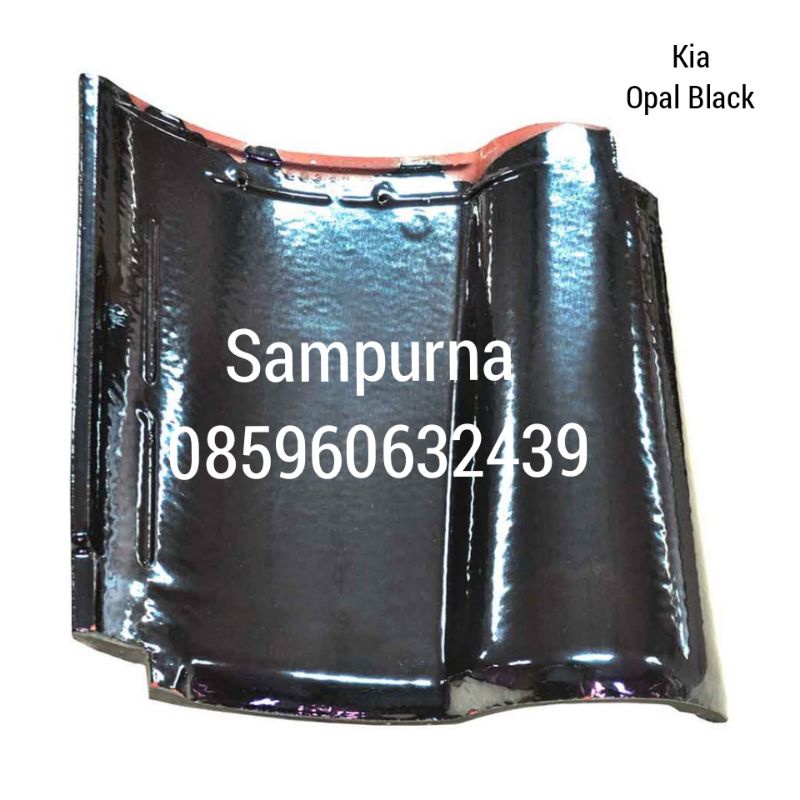 GENTENG KERAMIK KIA OPAL BLACK KW 1