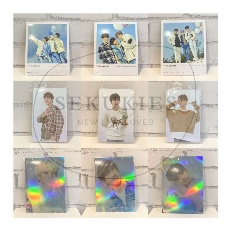 TREASURE PHOTOCARD - PC The First Step: Treasure Effect HYUNSUK JUNKYU YEDAM JEONGWOO JUNGHWAN