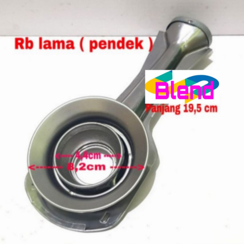 Cerobong Model Rinnai Besar PENDEK Stainless/Stenlis-Dudukan Burner