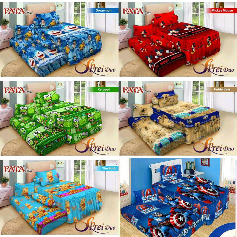 Dijual Sprei Kintakun Dluxe Sorong Duo Rumbai & Flat Uk.120 X 200 Hebat