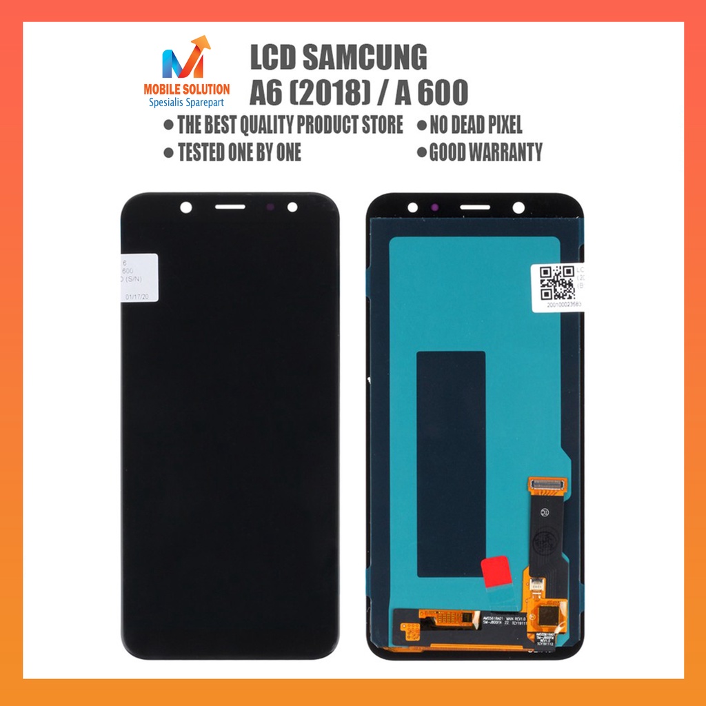 Grosir LCD Samsung A6  LCD Samsung A600 2018 OLED 100% Fullset Touchscreen Garansi 1 Bulan + Packing / Bubbel