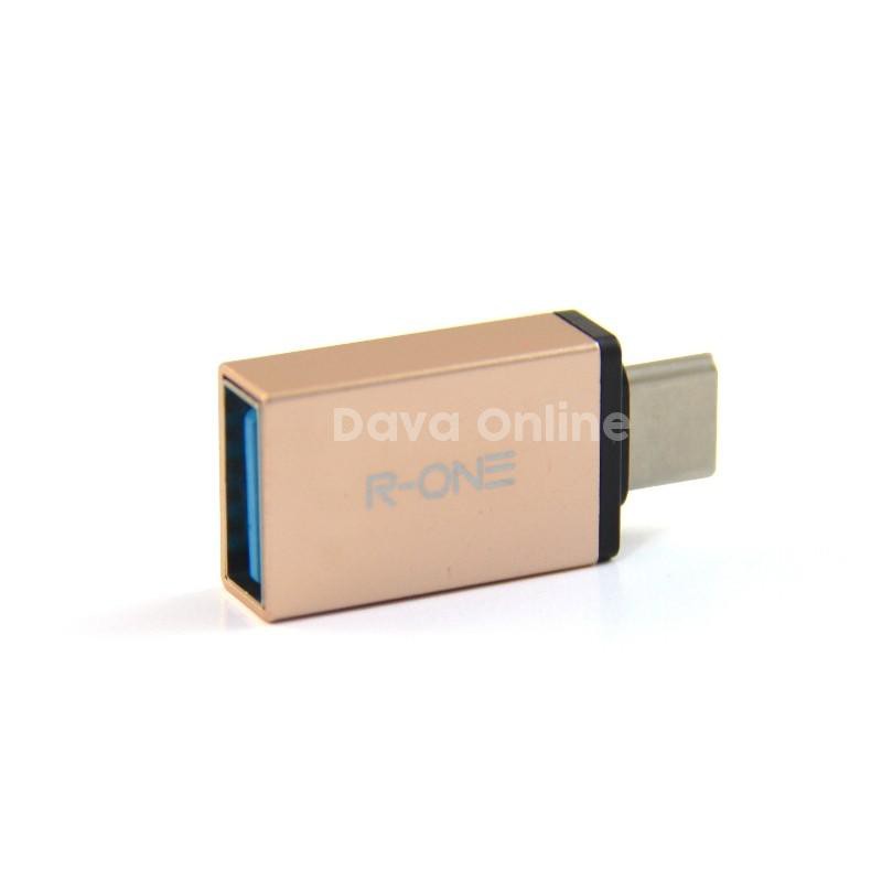 OTG USB TYPE C-CONVERTER USB 3.1 KE USB 3.0- OTG PLUG N PLAY R ONE TERBARU KHUSUS SMARTPHONE TYPE C - TEKNO KITA