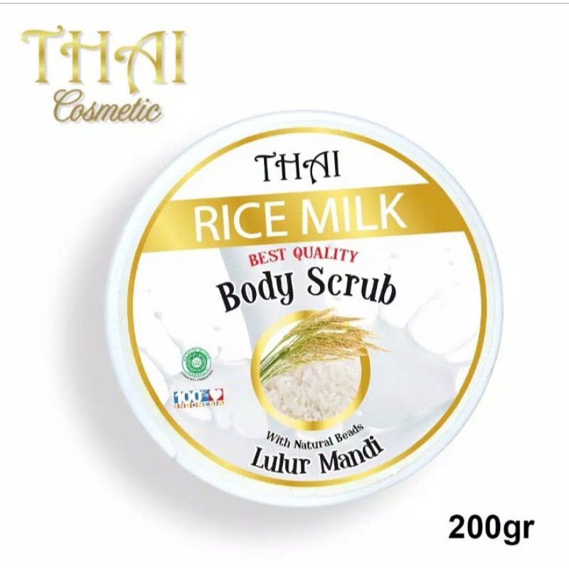 THAI Body Secrub Goats Milk 200gr (Susu Kambing)