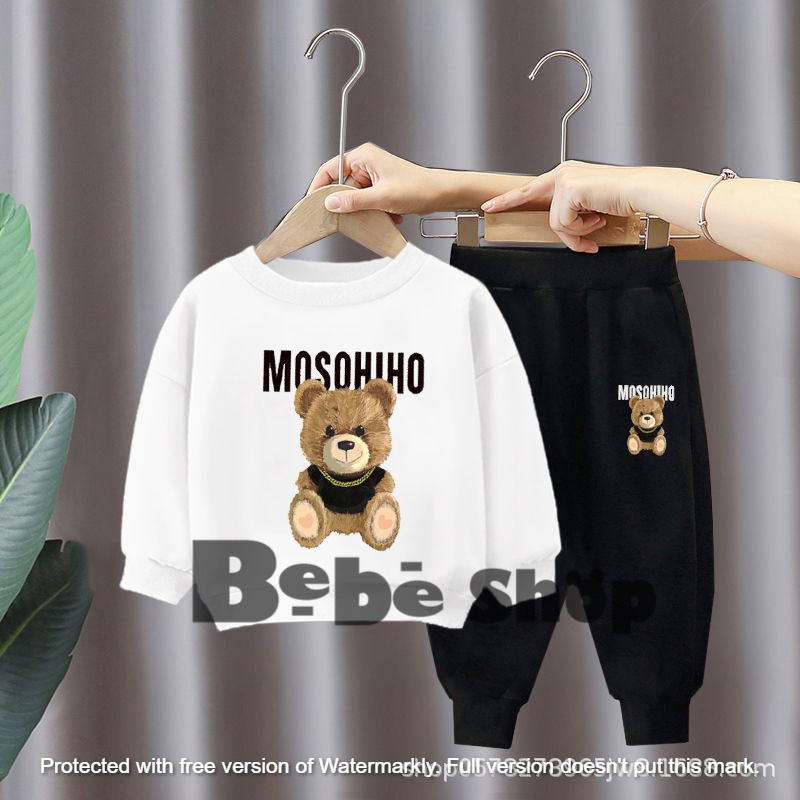 Setelan Baju hoodie anak cewek paling lucu ala korea usia 1 sampai 6 tahun bahan bebytery