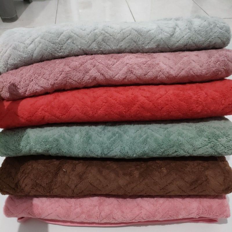 Handuk Lembut Tebal Besar 85x170 Warna Warni