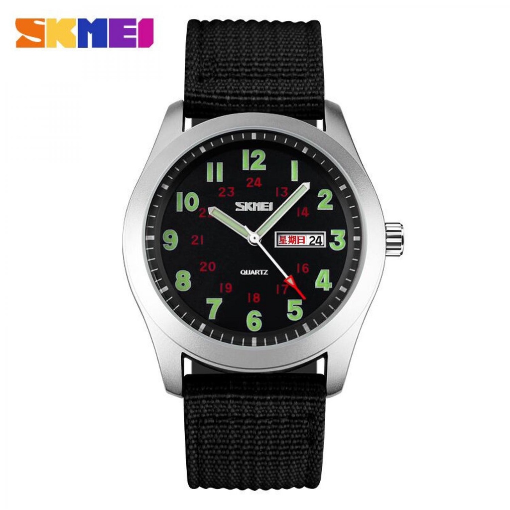SKMEI Jam Tangan Analog Pria  9112C Original Casual Sporty Elegan