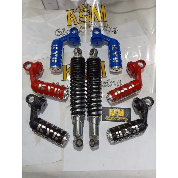 tabung shock belakang KYB replika 1set kiri kanan PNP shock gl MP Tiger Supra tabun