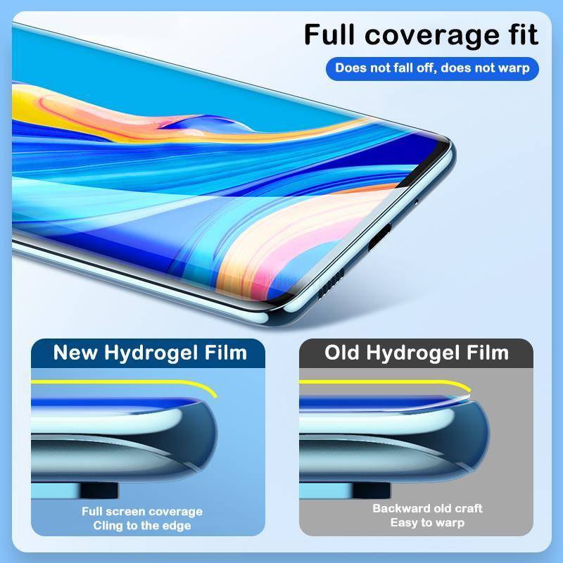 Film Hydrogel Pelindung Layar Full Cover Untuk Xiaomi Mi Poco F4 GT F3 F2 M3 M4 Pro Poco X3 GT NFC X4 Pro