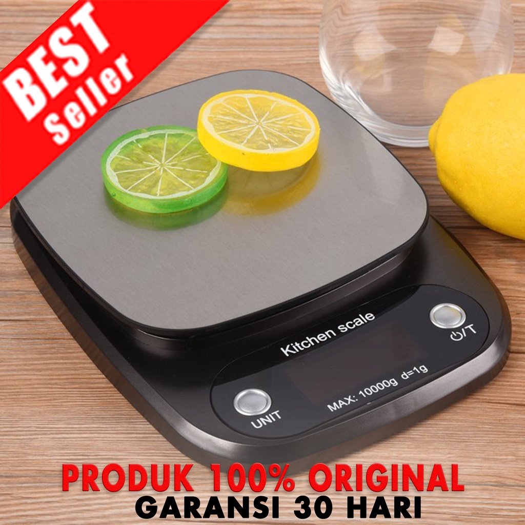 Taffware Timbangan Kue Digital Timbangan Dapur Digital 10Kg Mini Kitchen Scale Z3S