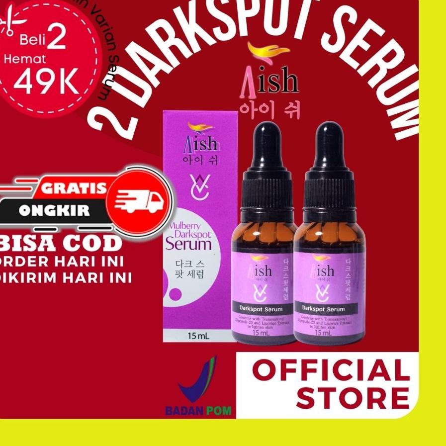 Terbaik, AISH SERUM DARK SPOT / Aish Serum Flek / Ais Serum Flek Hitam / aish serum korea, ql1....