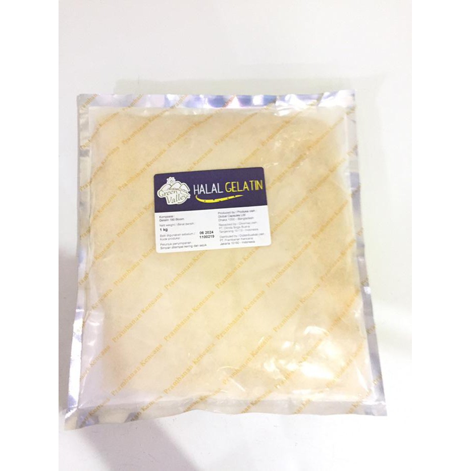 

Gelatin Halal Green Valley 100Gr