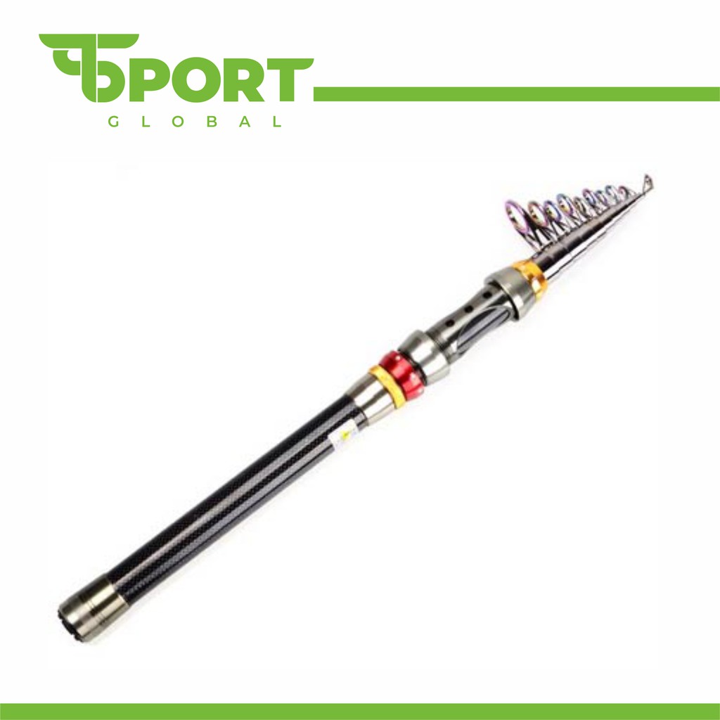 Joran Pancing Carbon Tegek Fiber Walesan Karbon Fiber 5 Segments 2.1M