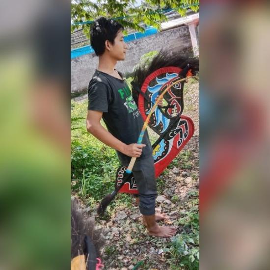 PAKET KUDA PENTAS + PECUT KUDA LUMPING DEWASA KUALITAS SUPER