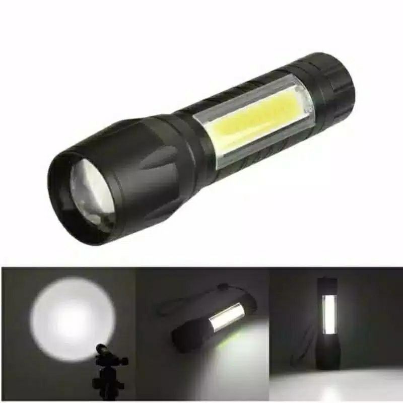 LAMPU EMERGENCY SENTER MINI CAS PORTABLE LED COB SENTER SATPAM