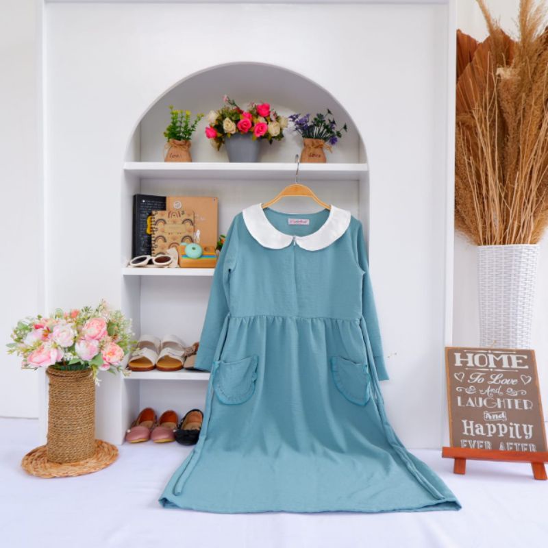 Gamis Anak Rayon Crinkle