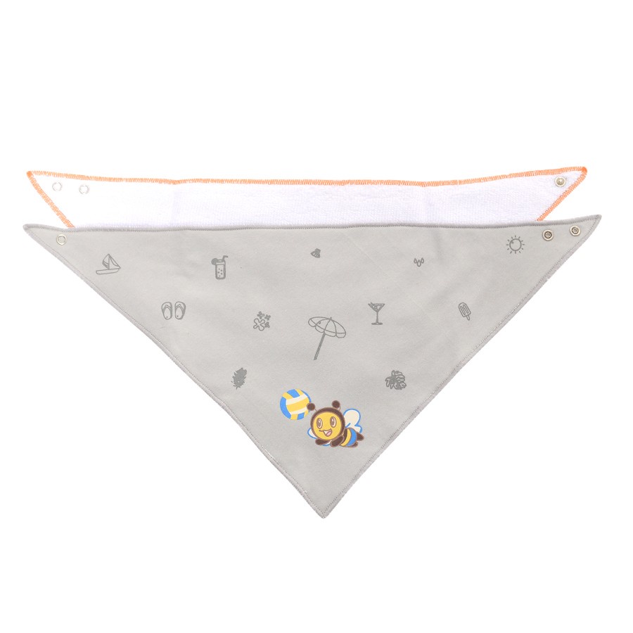 Babybee Triangle Bibs/ Slaber/ Celemek Segitiga 2in1