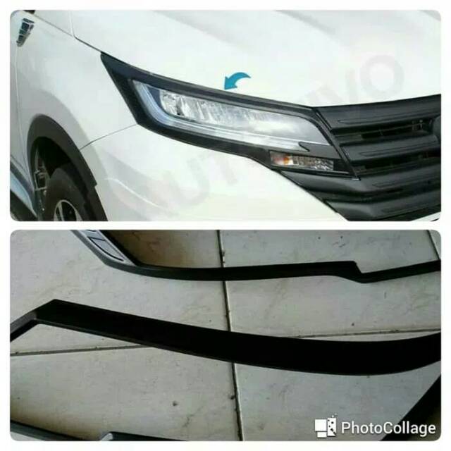 Garnish Lampu Depan Rush 2018