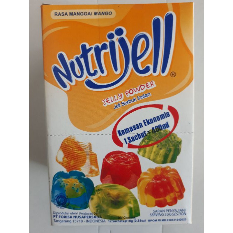 

Nutrijell Rasa Mangga isi 12 pcs original