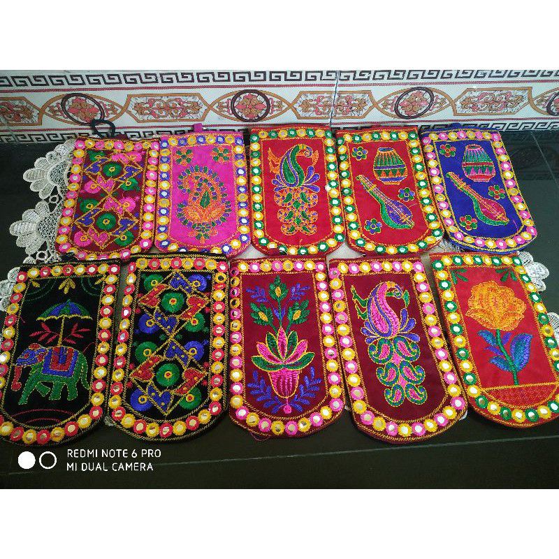 tas Selempang India/tas hp asli India.