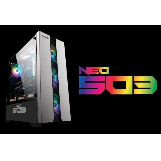 Imperion NEO 503 Casing Komputer ATX include 4Fan RGB - PC Case