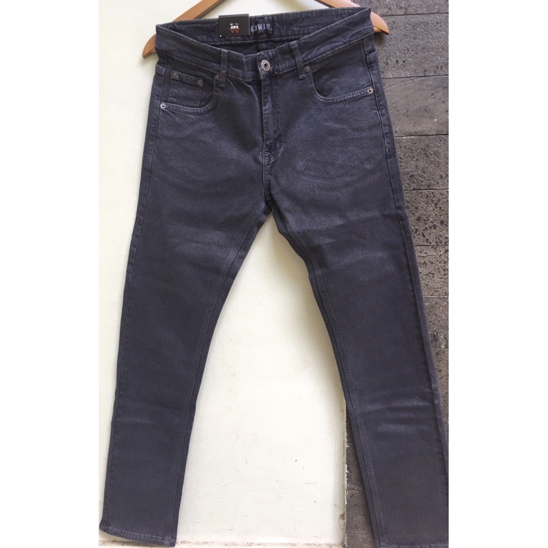 Edwin Jeans Original Celana Jeans Pria Abu Grey Slim Fit Strech New