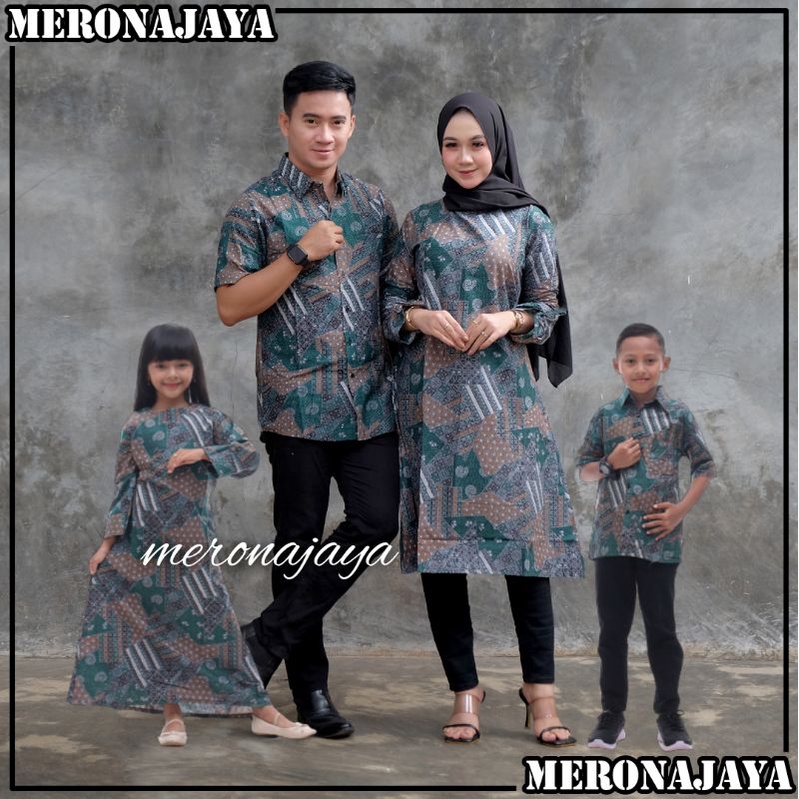 Maura Couple - Sania Ruffle Batik Couple ori Ndoro jowi DNT Garansi Termurah Shopee