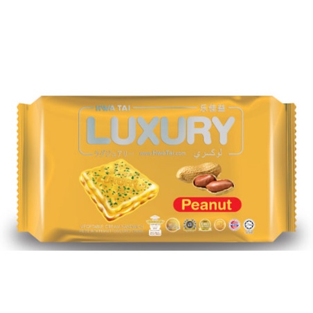 

Hwa Tai Luxury Biscuit Sandwich Peanut 200gr/Import