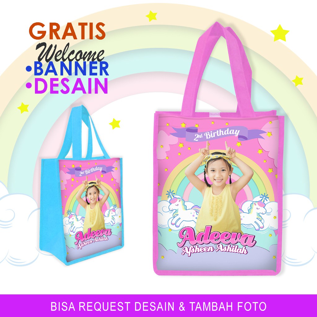 

Tas Ultah Murah Mewah / Tas Ulang Tahun Anak / Tas Ultah Anak Custom / Tas Ultah Custom / Tas Ultah Anak / Tas Ultah Goodie bag / Tas Ultah Anak Model Goodiebag Free Design