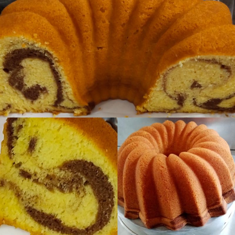 

Marmer Cake / Bolu Macan Wisman /Blue Band