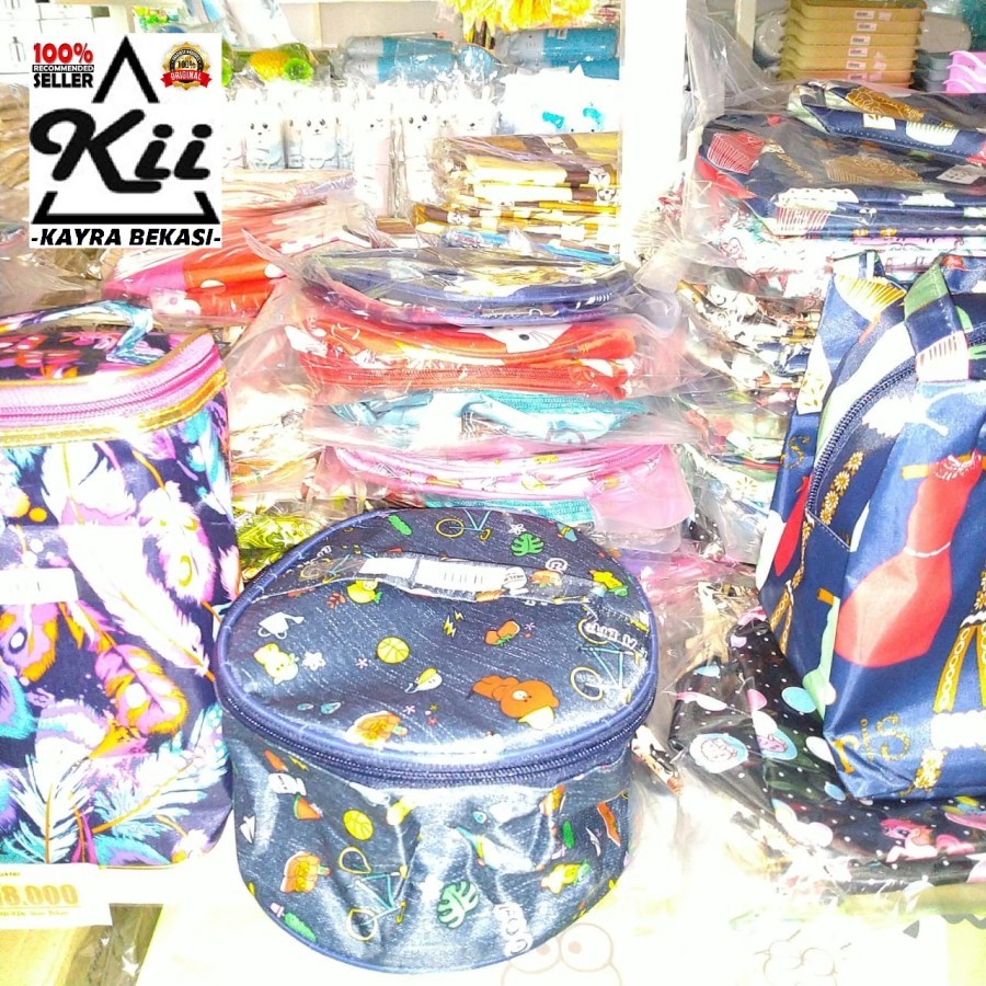 Tas Bekal Karakter - Lunch Bag Waterproof - Tas Bekal Motif Serbaguna