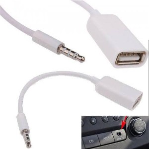 Konektor USB - Jack 3.5mm OTG Audio Kabel AUX Colokan 3mm ke USB 2.0