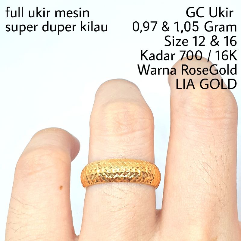 Cincin Bangkok EMAS 700 / 16K