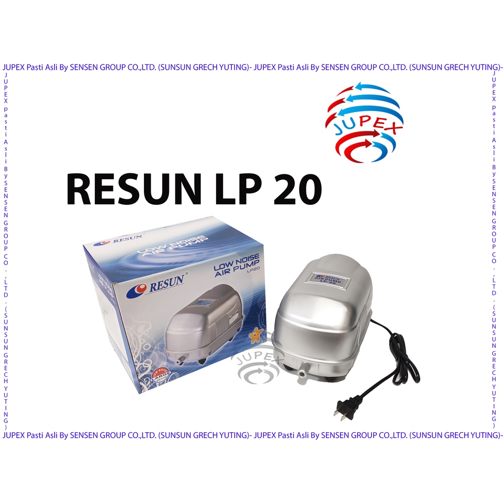 POMPA UDARA RESUN LP 20 AERATOR LOW NOISE AIR PUMP AQUARIUM KOLAM