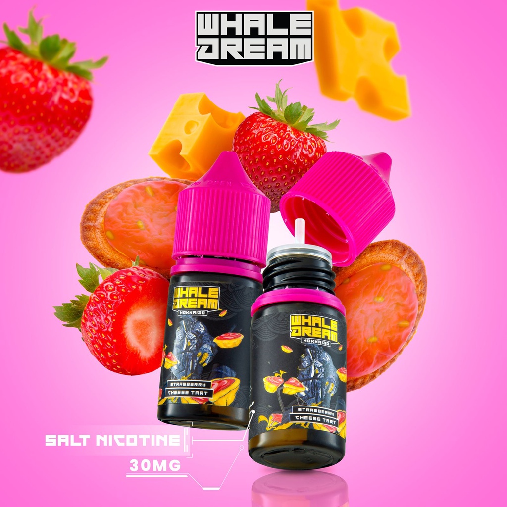 WHALE DREAM HOKKAIDO V2 STRAWBERRY CHEESE TART 30ML