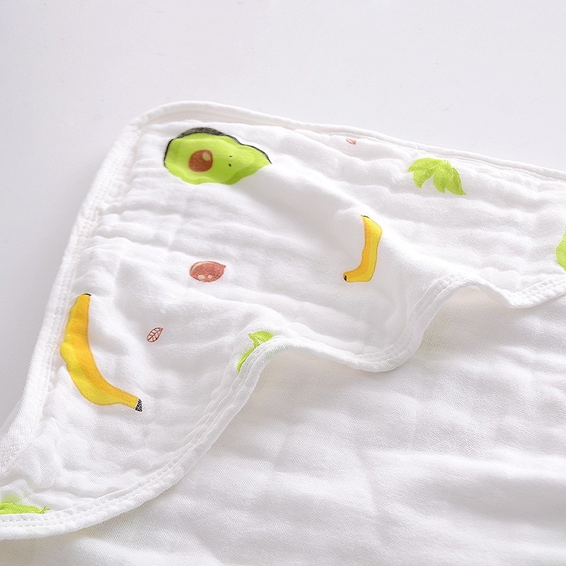 Selimut Topi Bahan Muslin Swaddle Bedong Bayi Baru Lahir Newborn Tali Ikat Selimut Penghangat Tubuh Bayi