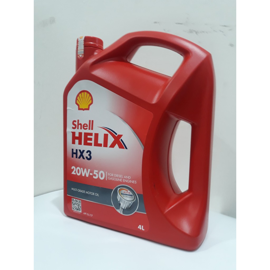 SHELL HELIX HX3 OLI MESIN MOBIL BENSIN DAN DIESEL