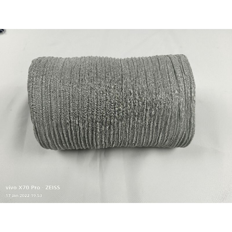 KULOT PENDEK BABAT SUPER JUMBO POLOS  /KULOT 7/8 BABAT TERBARU-abu putih