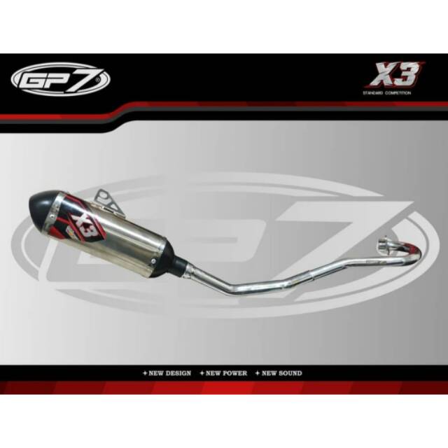 Knalpot Gp7 X3 Klx Dtracker Crf Original Gp7 X3