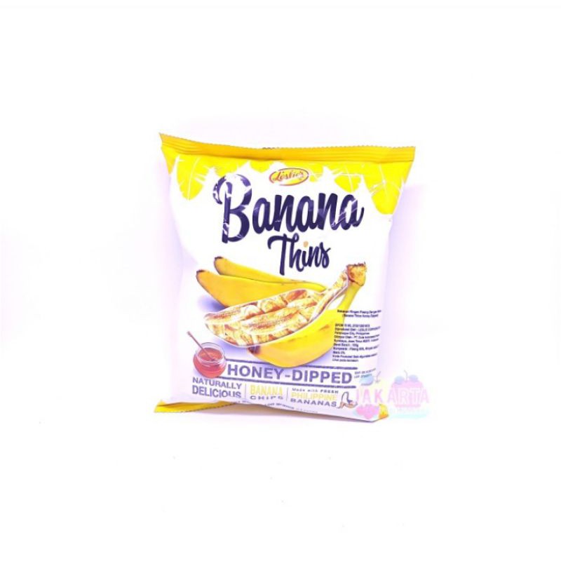 

(KERIPIK) LESLIES BANANA THINS 100G
