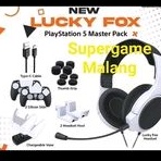 Master Pak PS5 Headset Stik Silicon Skin Kabel Charger Pack Thumb Grip